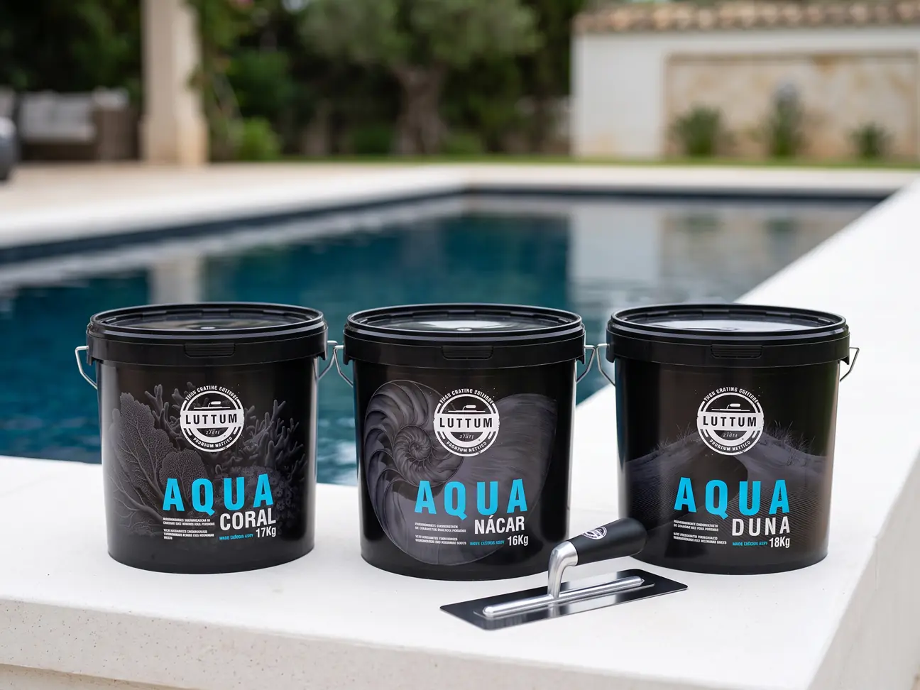 Diseño de packaging Aqua para Luttum Concept